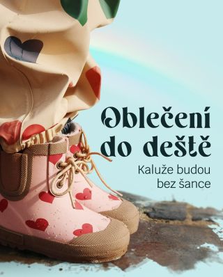 Kaluže budou bez šance.🌧️☂️ Objevte ty nejkrásnější sety do deště, holinky, deštníky. Na prodejně i online....